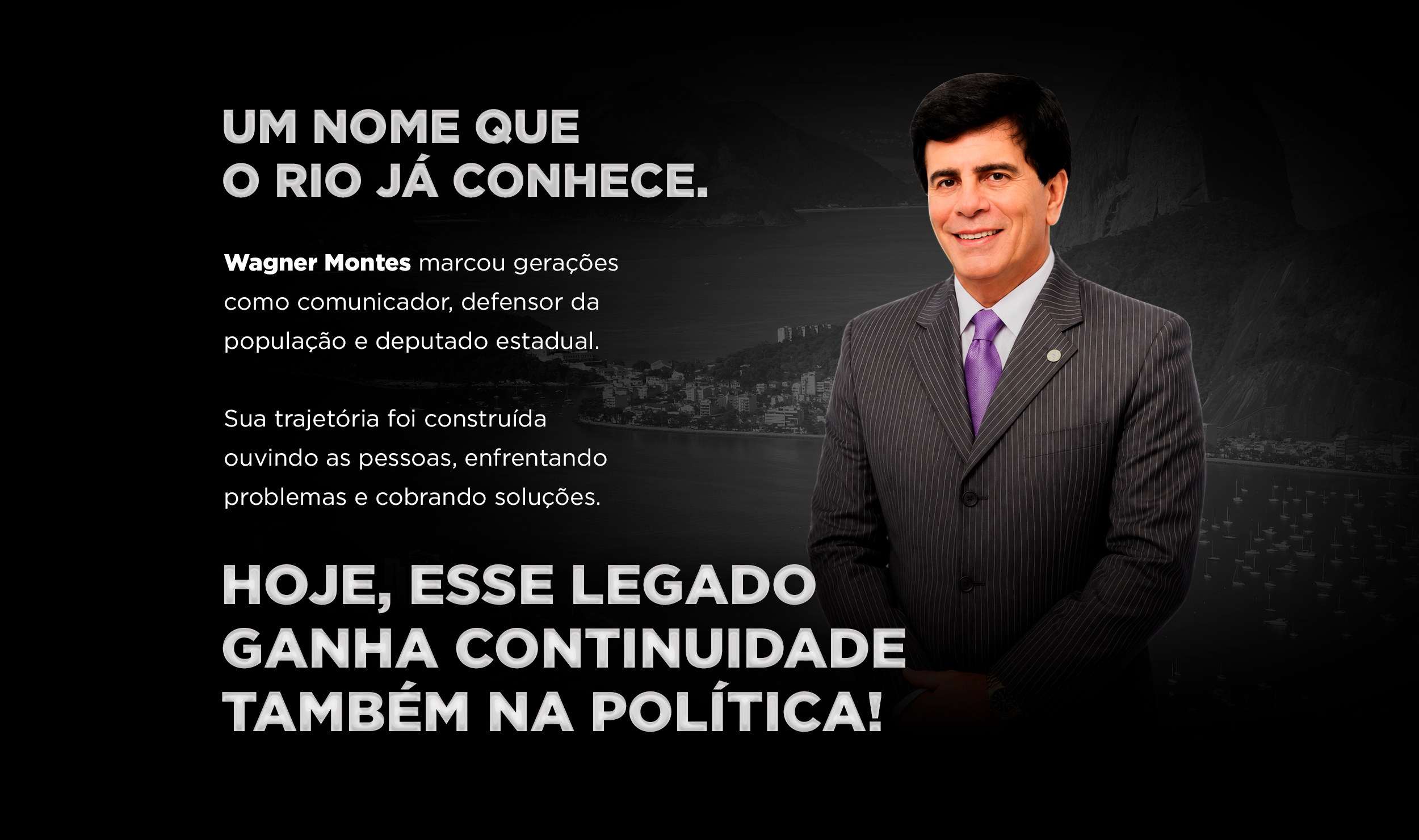 Mensagem da campanha Wagner Montes 55456.